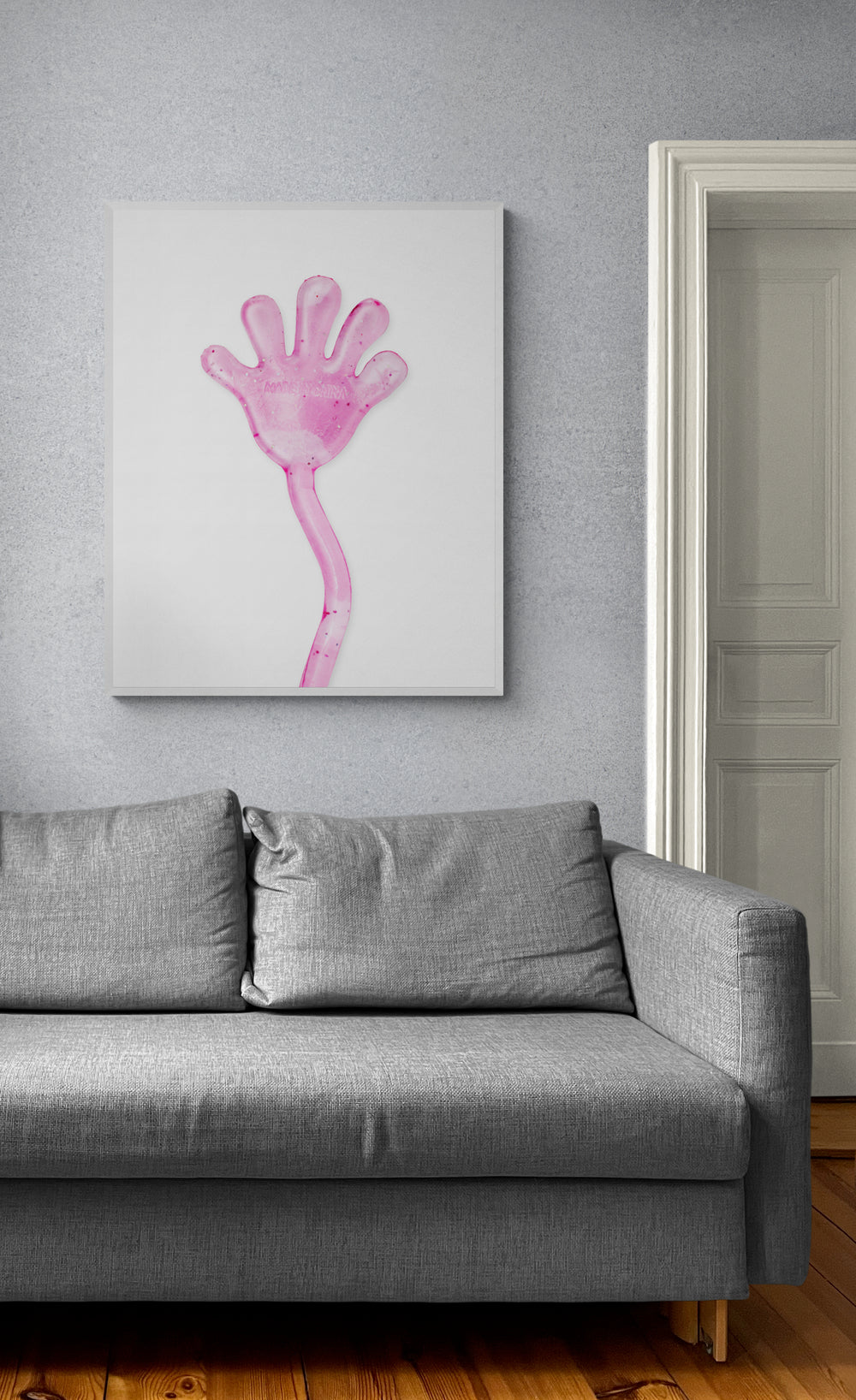 Fine Art - Pink Sticky Hand Toy - 1 of 5 Archival Prints