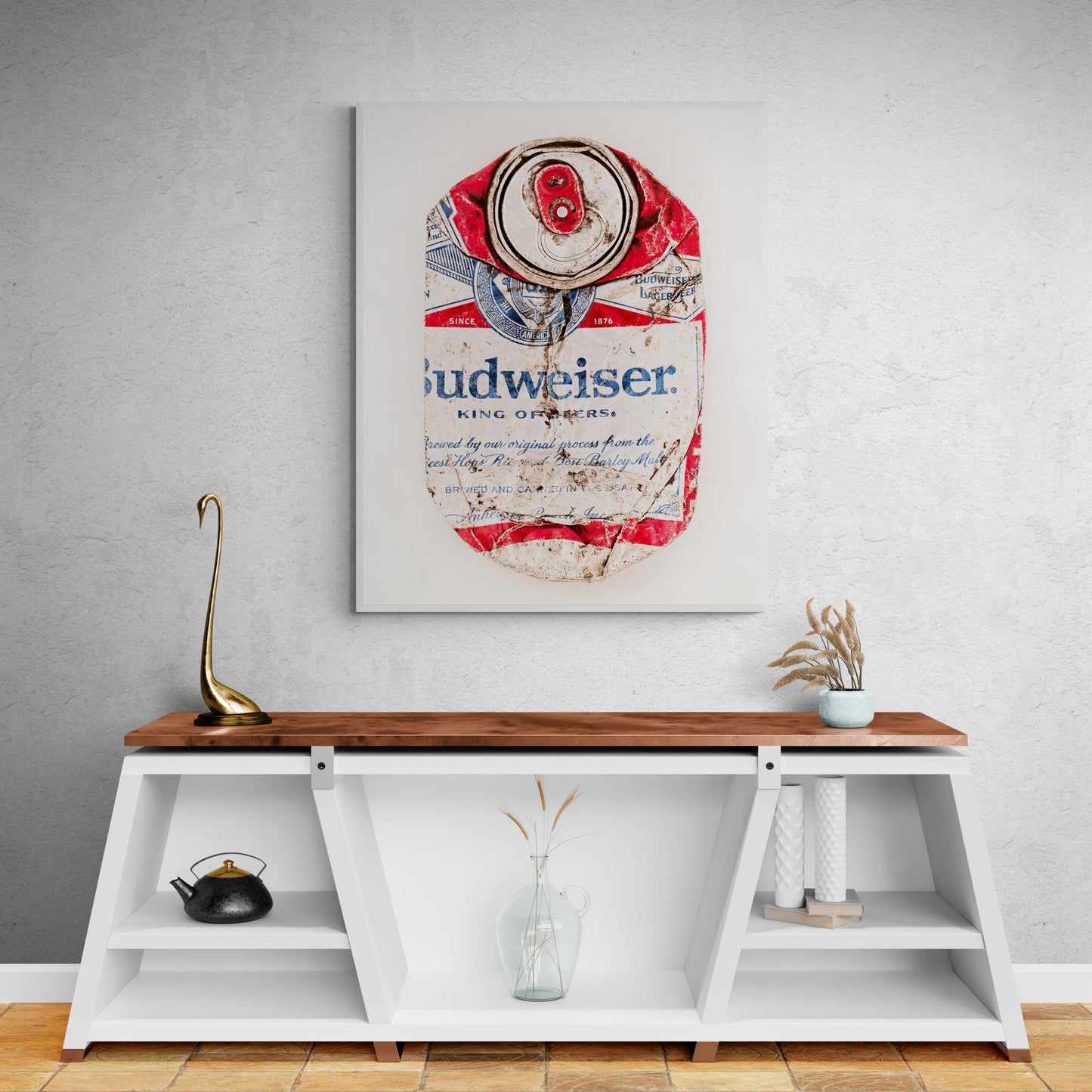 Fine Art - Trashy Food - Budweiser Beer Can - "Crushed It!" - Limited Edition 1 of 5