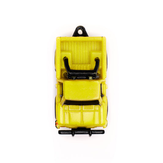 Fine Art - Micro Machines - Yellow Datsun 4x4 Pickup Truck - Limited Edition 1 of 5