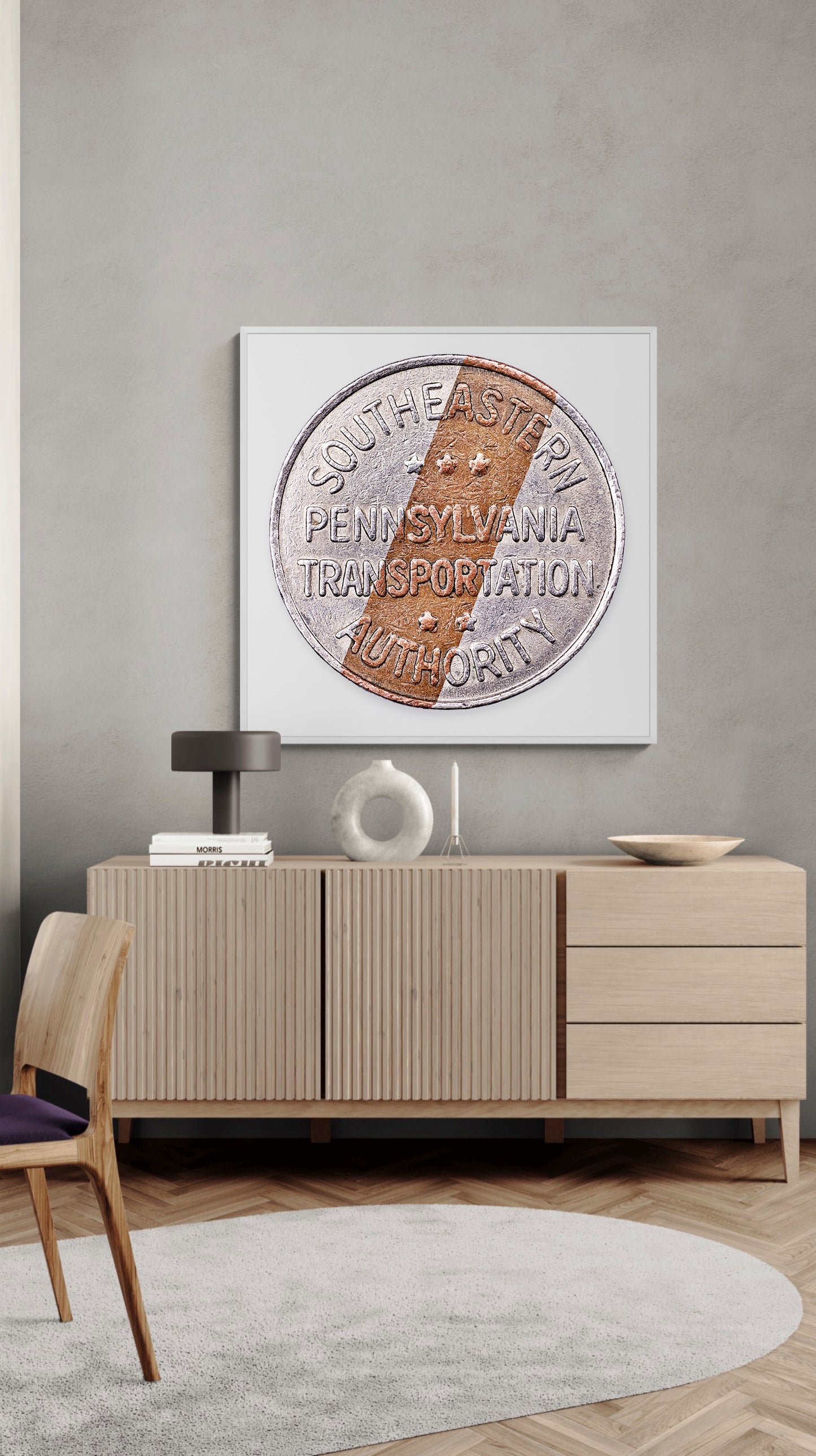 Fine Art - Philadelphia SEPTA Token - "Southeastern Pennsylvania Transportation Authority" - Limited Edition 1 of 5