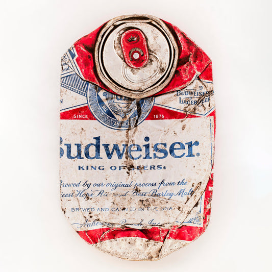 Fine Art - Trashy Food - Budweiser Beer Can - "Crushed It!" - Limited Edition 1 of 5