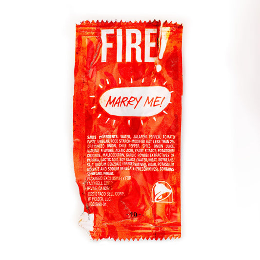 Fine Art - Trashy Food - Taco Bell - "Will Marry for Tacos" - Limited Edition 1 of 5