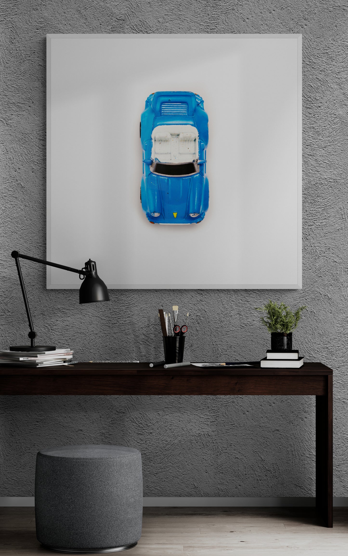 Fine Art - Micro Machines - Blue Porsche 911 Convertible - Limited Edition 1 of 5