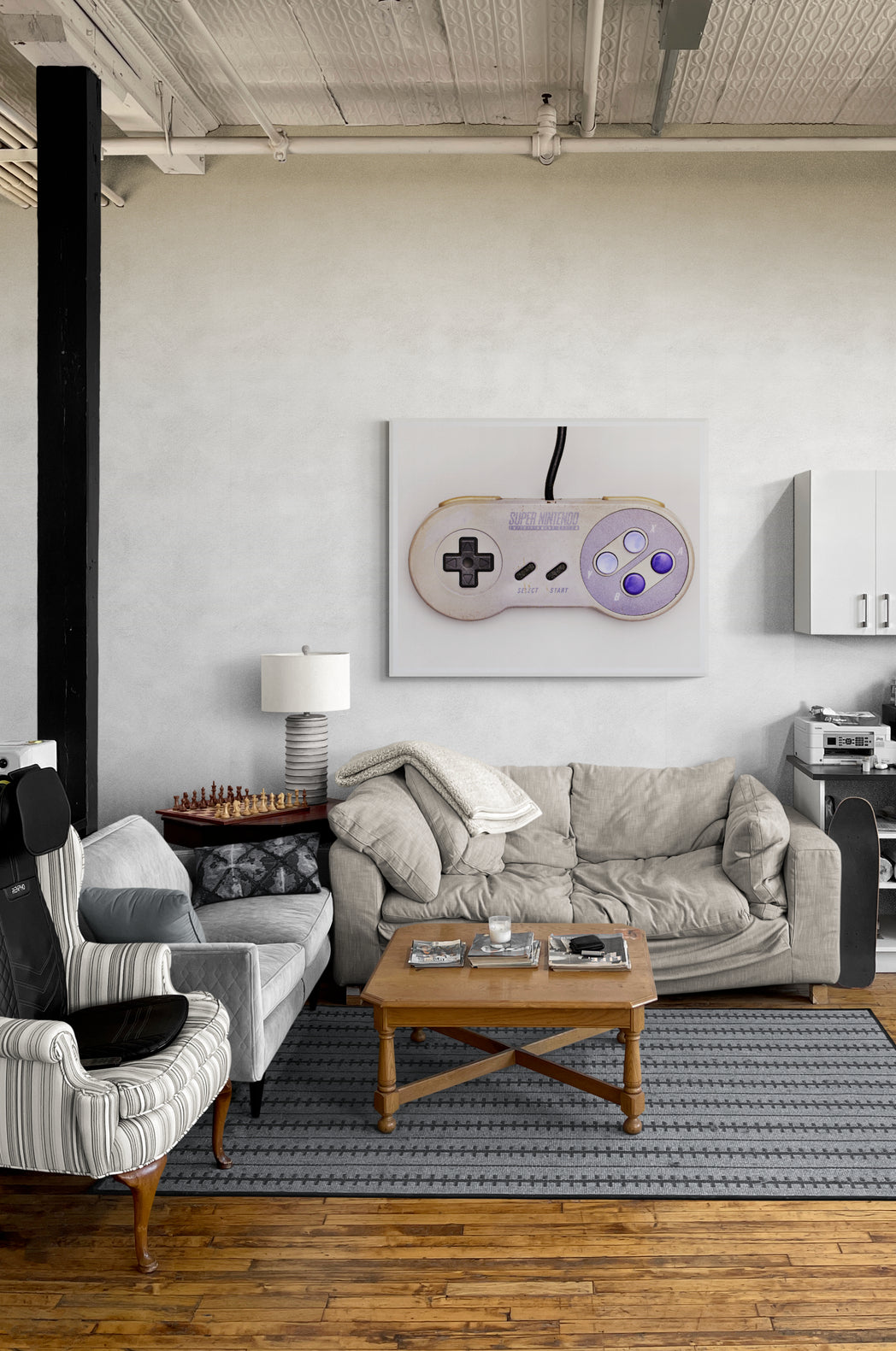 Fine Art - Super Nintendo SNES Controller - Limited Print on Archival Matte Paper 1 of 5