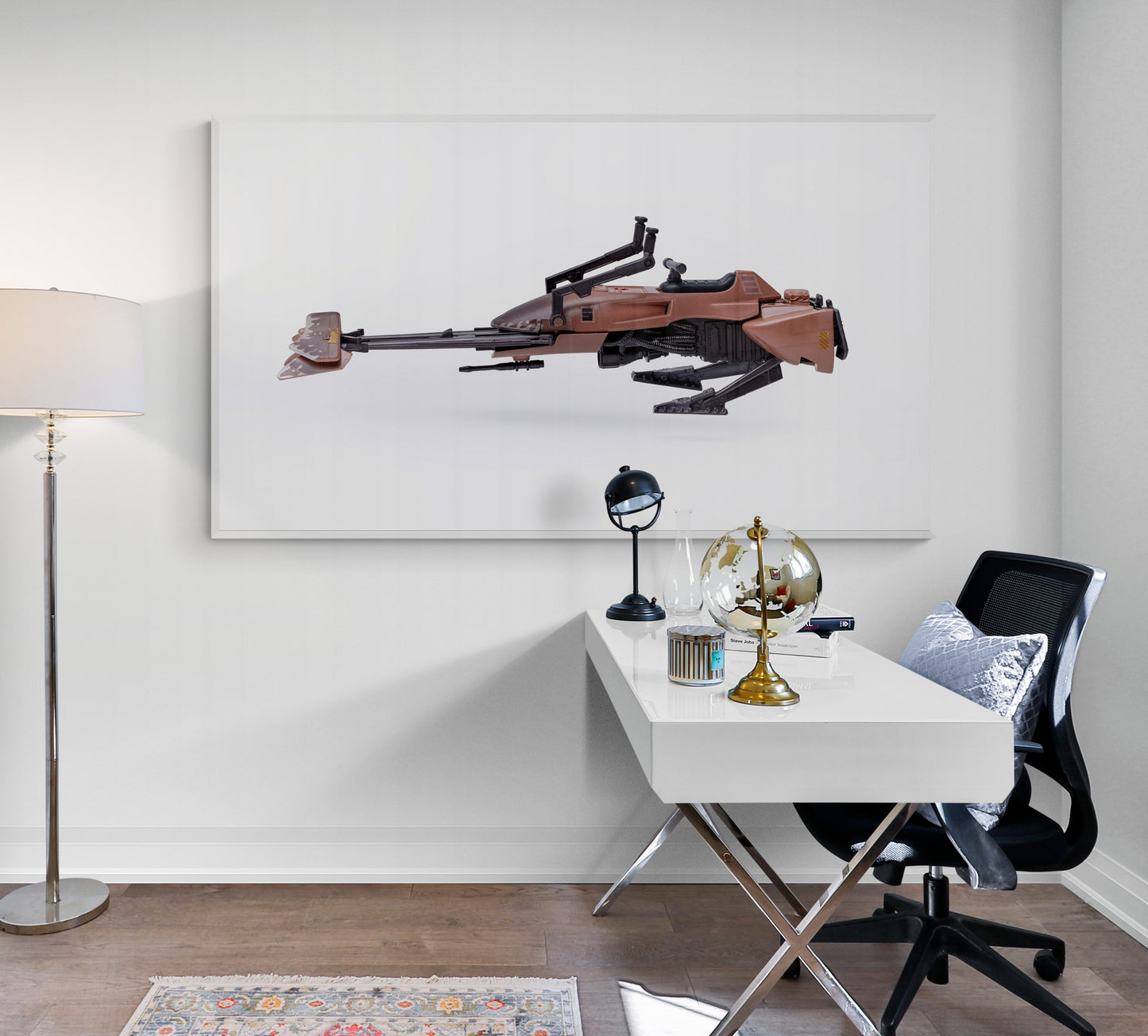Fine Art - Vintage Star Wars Scout Trooper Speeder bike - Limited Print on Archival Matte Paper 1 of 5